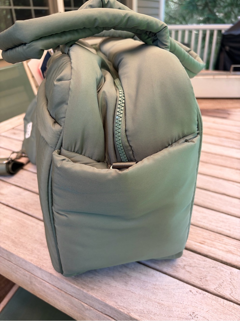 Wilo The Label Jade Rectangle Weekender Travel Bag/Tote - Picture 3 of 7